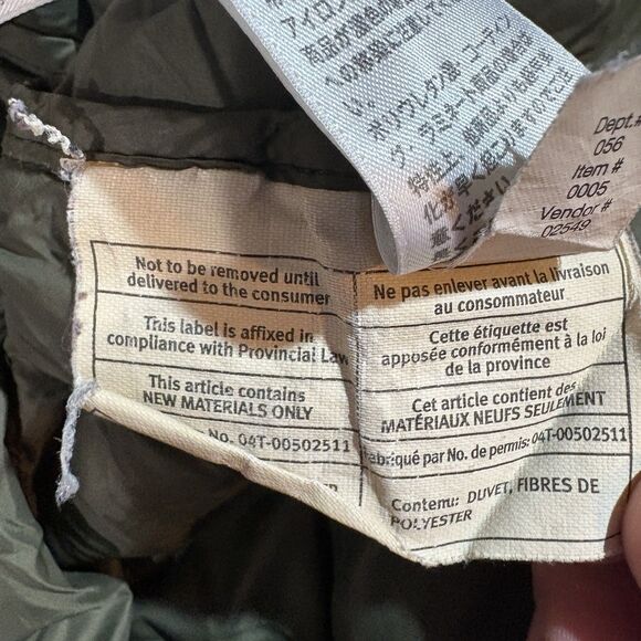 Eddie Bauer Women’s Down Puffer Jacket Gray Quilted Coat Warm Winter Size S - Picture 5 of 8